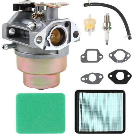 Carburateur pour Honda GCV160 GCV135 GC160 GC135 GCV160-OHC Moteur et Tondeuse, JRISBO Accessoires Carbu GCV 160 Tondeuse à Gazon Kit Carburateur avec Joint, Bougie, Filtre à Air (1/4)
