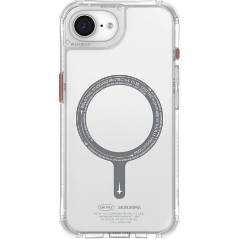 Transparente Skinarma MagSafe Hülle für iPhone 16e (1/5)