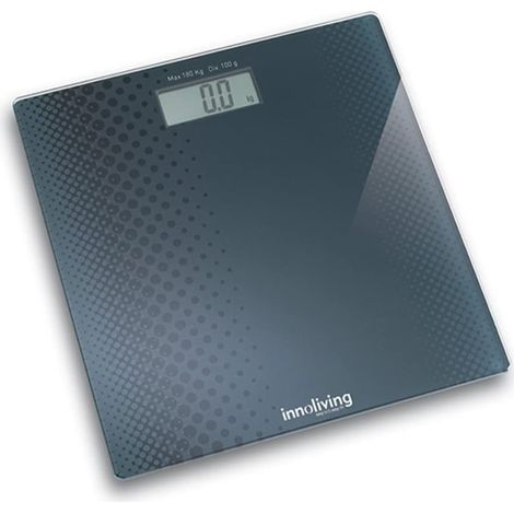 Bilancia Pesapersone Digitale in Vetro Max 180 kg Innoliving