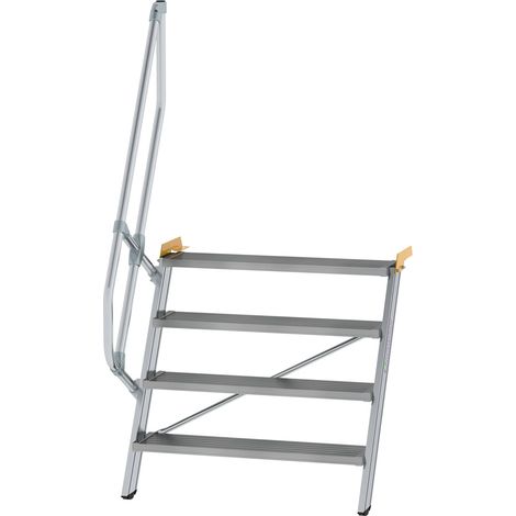 MUNK Treppe 60° inkl. einen Handlauf, 1000mm Stufenbreite, 4 Stufen (1/2)