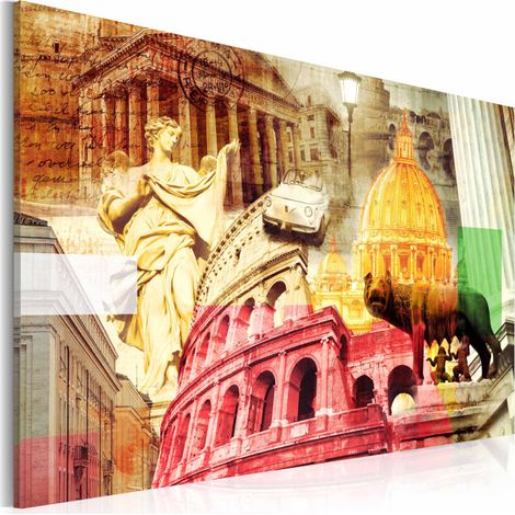 Tableau Imprimé "Rome Charmant" 60 x 90 cm (1/2)