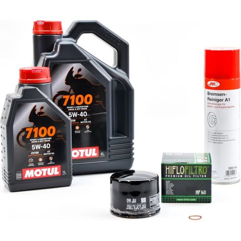 Kit Entretien Vidange pour BMW S 1000 RR de 2019 à 2022 - MOTUL 7100 5w40 5L