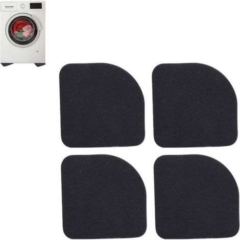 Patins anti-vibrations - 4 pièces - tapis anti-vibrations pour lave-linge - pieds de support - pieds pour appareils électroménagers - amortisseurs de vibrations