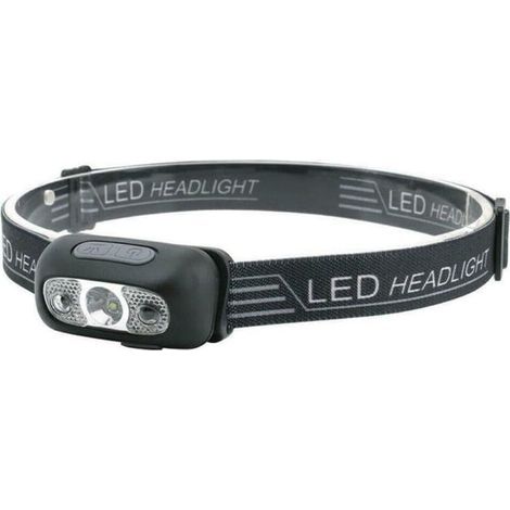 Lampe Frontale - Étanche IPX4 - 90° Réglable - 5 Niveaux De Luminosité - USB Rechargeable - Pour Randonnée Camping Extérieur - 1 Pièce (1/5)