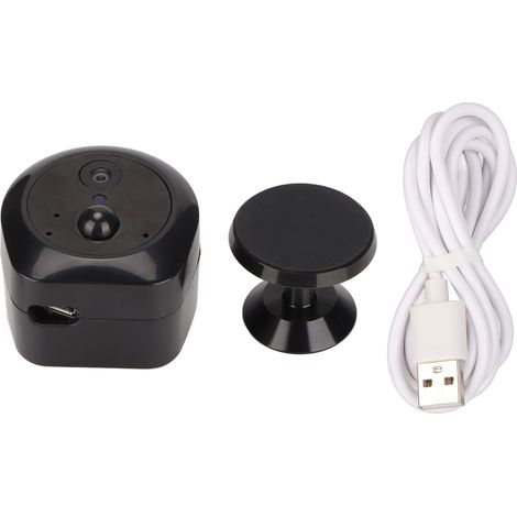 Mini caméra sans fil pour maison 1080P rechargeable grand angle 135° détection de mouvement sécurité domestique (1/5)