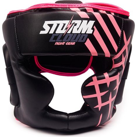 Casco de boxeo StormCloud Lynx negro/rosa talla L/XL (1/5)