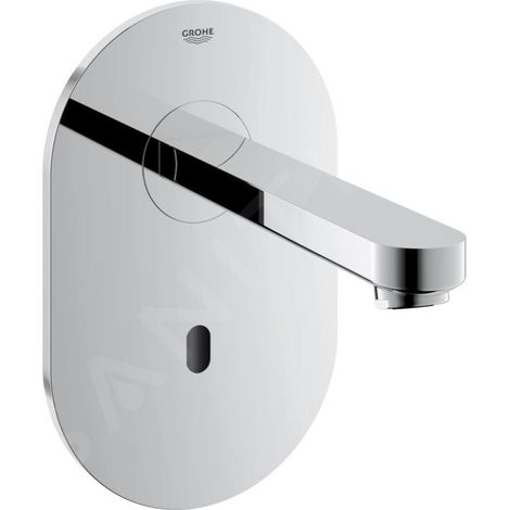 GROHE Euroeco Cosmopolitan E partie apparente pour robinet mural avec bec 17cm sans mélange avec transformateur 230V chrome