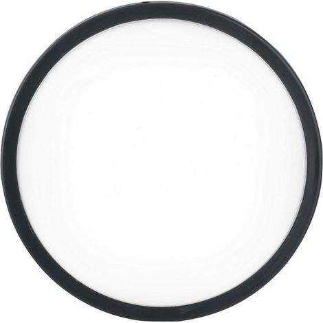 PLAFONIERA LED EVER GRIGIA 15W D.17CM 4000K IP65. (1/2)