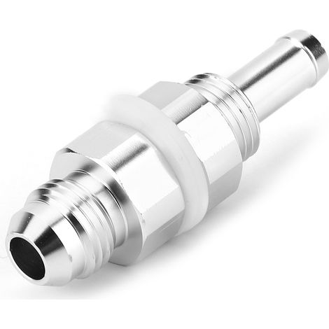 Raccord cannelé pour réservoir de carburant 6AN, adaptateur de cloison évasée vers tuyau tubulaire 5/16" en aluminium (1/5)