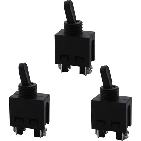 Interrupteur à bascule marche/arrêt 3X 250 V pour meuleuse d'angle (1/5)