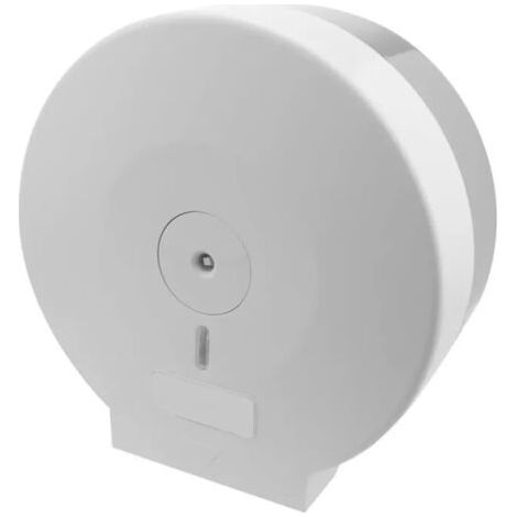 Großer Toilettenpapierrollenhalter – Professionelles weißes Design, geeignet für gewerbliche und öffentliche Räume, robuste Konstruktion, einfache Montage. (1/5)