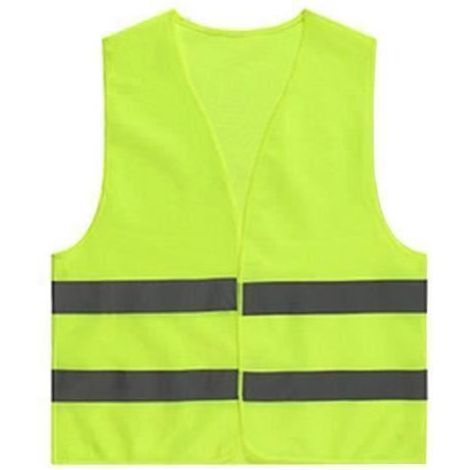 Gilet de Sécurité Réfléchissant Jaune pour Adulte Hommes et Femmes