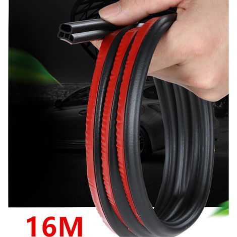 Joint en caoutchouc double couche pour porte de voiture, insonorisation et étanchéité pour portière et coffre, accessoires intérieurs automobiles (1/5)