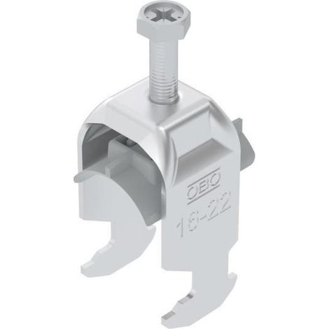 Bügelklemme obo-bettermann bs-h1-k-22 aluminium 16-22mm