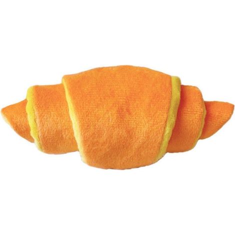 Pet jouet Simulated Croissant Shape résistant aux morsures Peluche jouet à macher avec Built-in Sound Paper Relieves Boredom Simulation Modeling nettoyage des dents jouet (1/5)