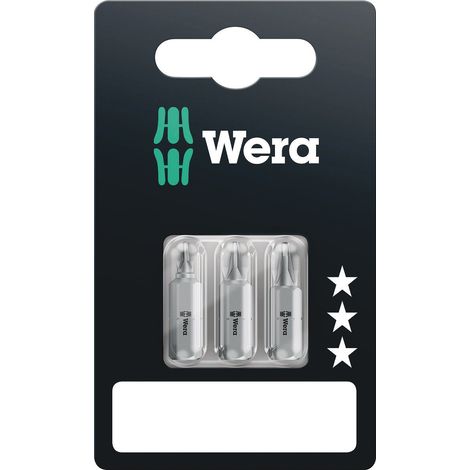 Puntas pozidrive 1, 2, 3 x 25 mm, 3 piezas (1/2)