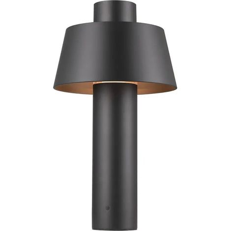 [GEBRAUCHT] B-Ware Slv Sockellampe Sockelleuchte Photoni Schwarz Aluminium Außenleuchte Gartenlampe
