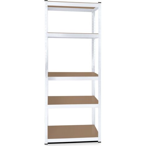 Lagerregal 180 x 75 x 30 cm Traglast 350 kg Regal Schwerlastregal Steckregal verzinkt