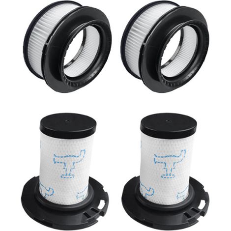 4 Kit de filtration pour Aspirateur Rowenta X-Force Flex 11.60 12.60 14.60 15.60 pour RH98xx (Remplacement Filtre après moteur ZR009008 et Filtre en mousse séparateur ZR009007 (1/3)