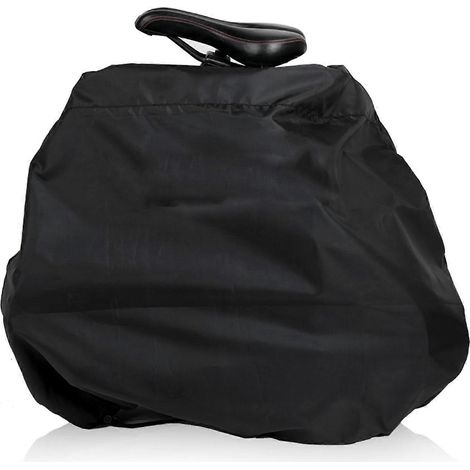 Housse de vélo noire imperméable, protection anti-poussière et UV pour une utilisation en extérieur (1/5)