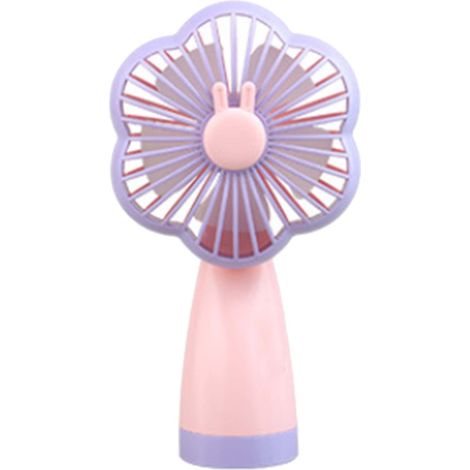 Mini-ventilateur portable rechargeable USB, petit ventilateur de poche sans fil, batterie intégrée, couleur violet taro, pour voyage (1/5)