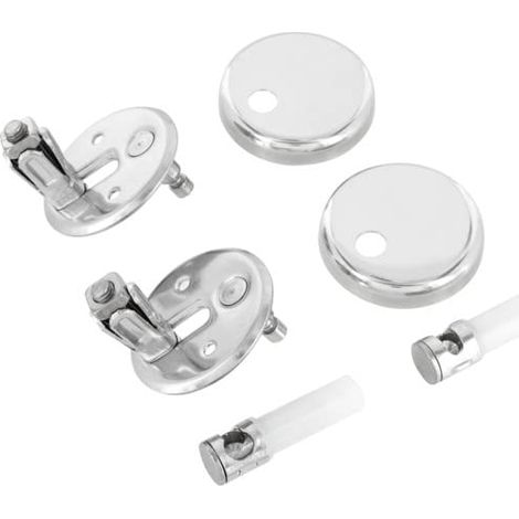 Ideal Standard - Multi Suites, Set di cerniere per sedile copriwater serie Cantica in acciaio inox, T2062BJ, Cromato