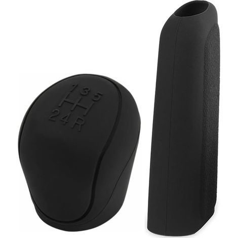 Housse de levier de vitesse en silicone, antidérapante et résistante, 2 pièces. (1/5)