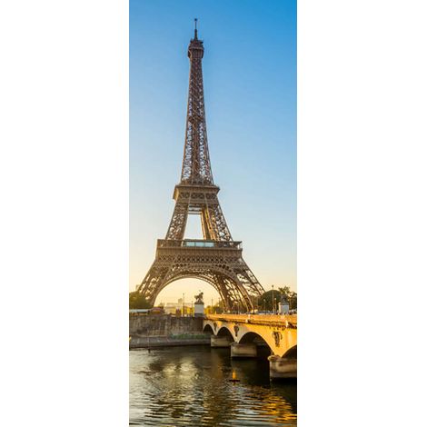 Panneau mural douche en alu-composite VIPANEL - Paysage Urbain Décor Paris - Finition Brillant - 100x255cm (1/5)