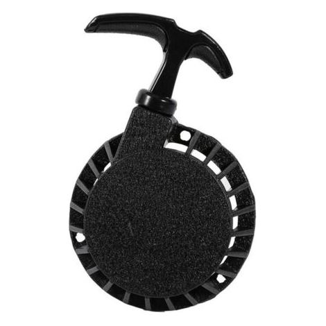 Starter for pocket bikes, mini pull starter for pocket quads made of aluminum alloy, smooth recoil starter for 49cc ATV mini pocket dirt bike quads (black)
