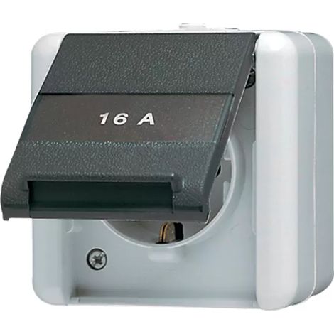 Jung SCHUKO-Steckdose 16A 250V 820 NAW (1/2)