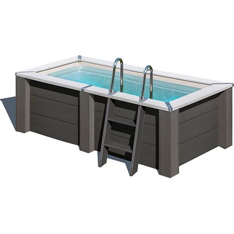 Piscina elevada de composite Gre rectangular KPCOR2814T (315 × 175 × 96 cm)
