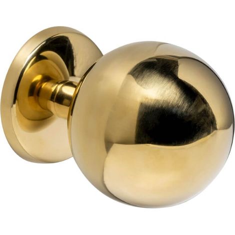 Poignée de porte avant Castor Ø 7,5cm laiton - 0013.393081 (1/2)