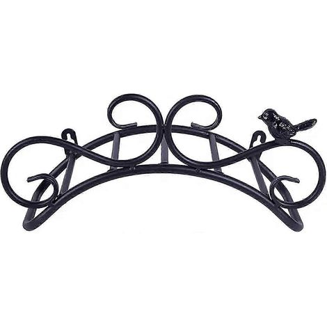 Support mural pour tuyau d'arrosage, durable et antirouille, adapté aux tuyaux d'arrosage extérieurs, aux tuyaux extensibles, aux enrouleurs de tuyau et aux tuyaux d'arrosage SZRH AS (1/5)