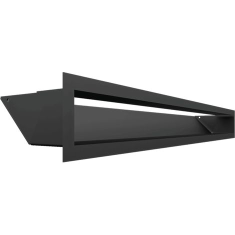 Lüftungsgitter LUFT 9x80 schwarz Slim (1/5)