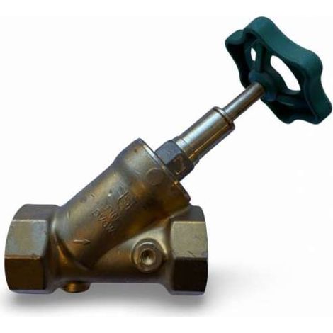 Sepplefricke Freistromventil 1 1/2" DN40 Schrägsitz ohne Entleerung steigende Spindel Absperrventil