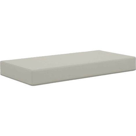 Outdoor Seat Cushion Grey 80 x 40 x 8 cm 100% Polyester vidaXL