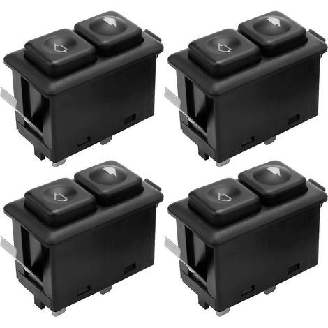 4Pcs Power Window Sunroof Switch Illuminated For E30 E24 E28 From 09/1986 61311381205 / 61 31 1 381 (1/5)