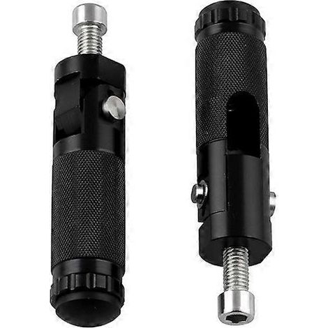 Pédales de moto Repose-pieds universels pour moto Repose-pieds pliables en aluminium CNC pour moto Pédales arrière de qualité supérieure pour un appui positif ( ) (1/5)