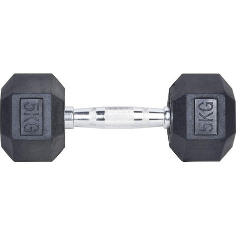 Body Coach Hexagon Hantel / Kurzhantel, 5 kg (1/4)