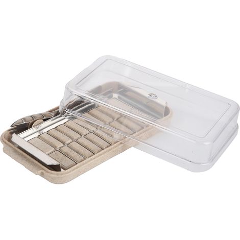 Boîte à beurre en acier inoxydable avec couvercle transparent pour KitchenWheat Chassis (1/5)