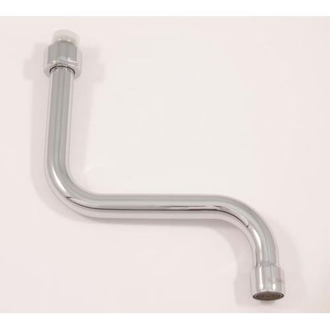 IS Rohrauslauf für AP-Wand-Armaturen Chrom