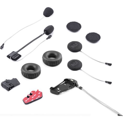 Midland - Kit Audio Secondo Casco, Accessorio Interfono Moto Compatibile con RUSH RCF, BTR1 ADV, R1 MESH - Auricolare Casco Moto, Microfono e Altoparlanti, Installazione Facile, Comunicazione Chiara