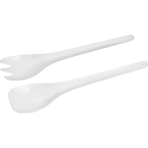 Fackelmann Salatbesteck 26 cm 2-tlg Servierbesteck Salatgarnitur
