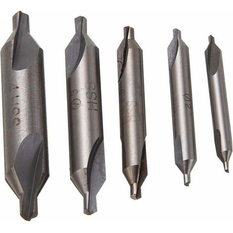 Ahlsen Anderer Bohrer, Mittelbohrer, Doppelendbohrer, 1,5/2,0/2,5/3,0/4,0 mm, 5 Stück (1/5)