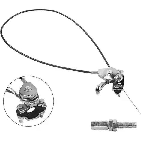 1 Stück Gaszug für Honda GX160 GX200 Rüttelplattierer, 100 cm, Gas- und Choke-Steuerkabel, Autoteile-JXLGV (1/5)