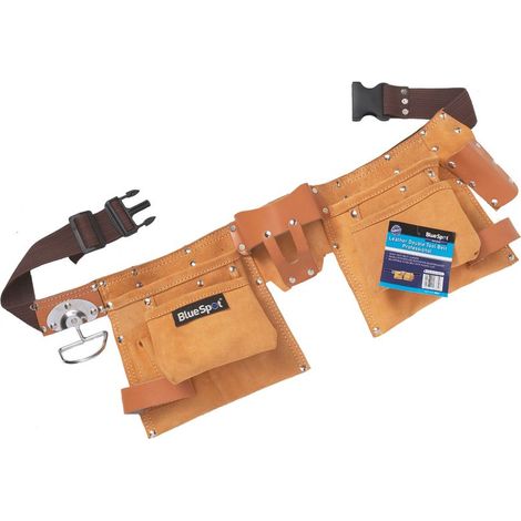 Blue Spot Tools Professional Leather Double Tool Belt