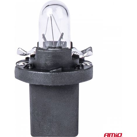 Ampoules halogènes T5 B8.5D 12V BAX1.2W (lot de 10) amio-03371 (1/3)