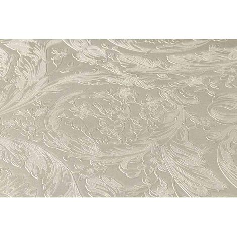 Papier peint baroque gris foncé métallique pour salon Tapisserie pour chambre style anglais Papiers peints motif pour couloir (1/5)