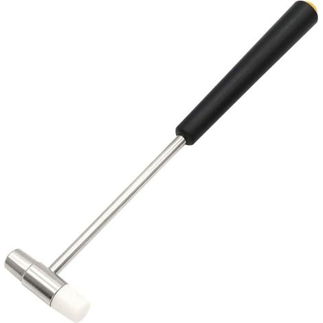 Piccolo martello doppio, utensile da gioielliere e orologiaio in metallo e gomma