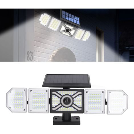 Solarbetriebene LED-Wandleuchte, wasserdichte LED-Außenlaterne für Garten oder Veranda. (1/5)